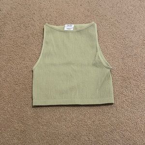 Cotton On green crop top